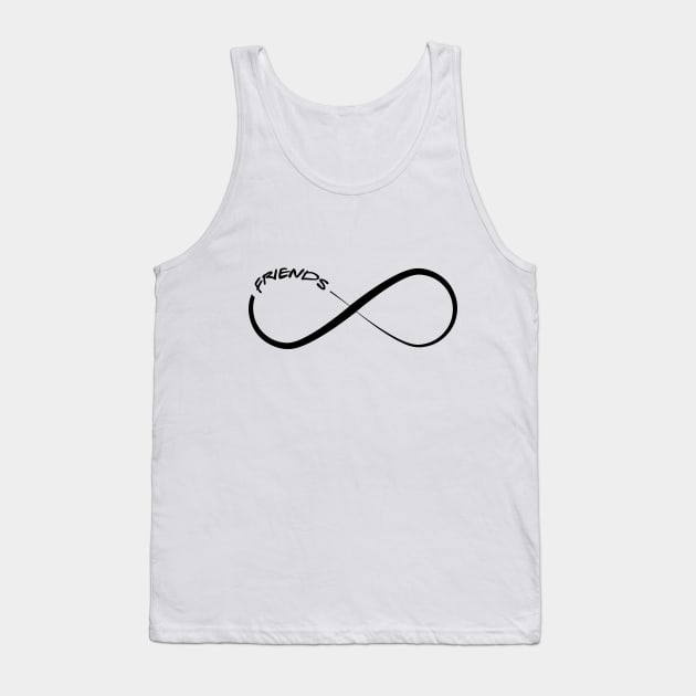 Friends Infinity Forever Cute Bff Tank Top by Mellowdellow